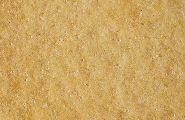 Backed and crispy sugar cookie texture. Top view. Macro shot. Christmas holidays
