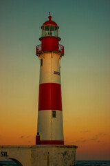 lighthouse at sunset