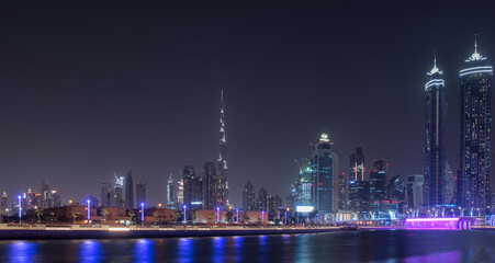 Fototapeta na wymiar Dubai Canal, United Arab Emirates