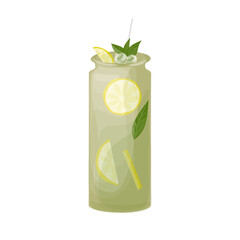 Lemonade ice illustration 
