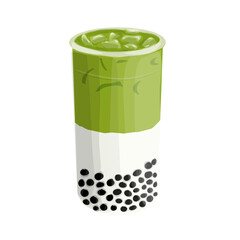 Green ice whipped cream