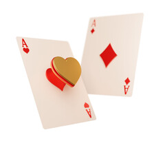 3D Playing Card Element