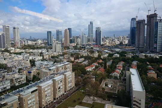 A view of central Netanya, Israel