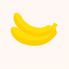 banana isolated on white