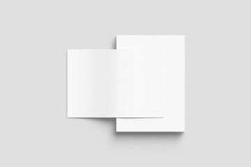 Fototapeta premium A4 flyer, brochure, catalogue, or poster mockup