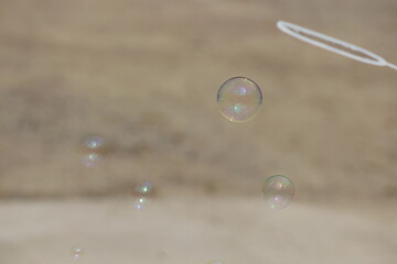 Floating Bubble In The Air