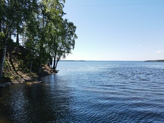 Kangasala lake in summer 2022