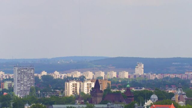 Mongolfiera panoramica di Budapest