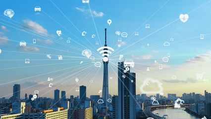 都市と無線ネットワーク