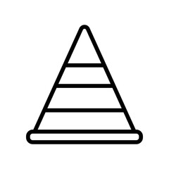 Roadblock icon. icon related to construction, labor day. Line icon style. Simple design editable