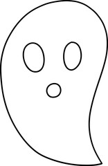Halloween Ghost Illustration