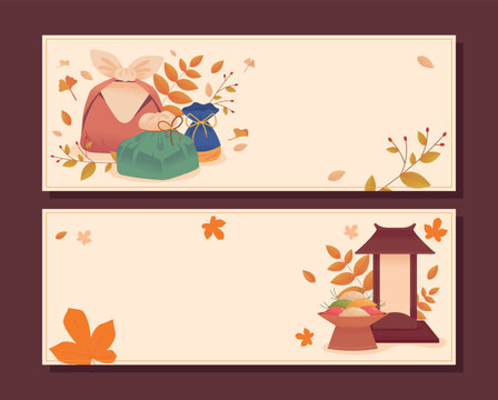 Banners Of Korean Chuseok