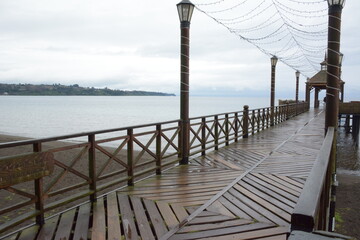Naklejka premium Villarrica Chile sur