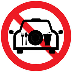 No eating in the car