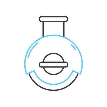 recommend clip art: monowheel line icon, outline symbol, vector illustration, concept sign