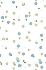 Colorful dots seamless pattern. Seamless pattern with dots. Colorful background. Transparent background. Illustration