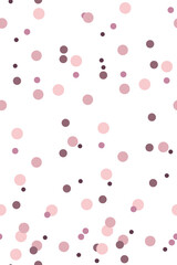 Colorful dots seamless pattern. Seamless pattern with dots. Colorful background. Transparent background. Illustration