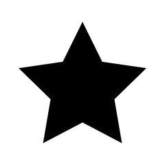 Star icon. Simple isolated illustration. Transparent background. Illustration
