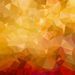 Multicolor polygonal illustration, which consists of triangles. Geometric background in Origami style with a gradient. Triangular design for your business.