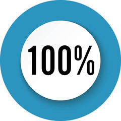 Circle 100 percent