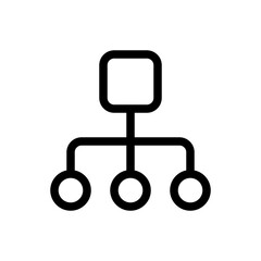 hierarchy line icon