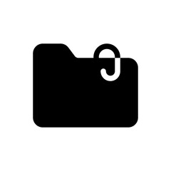 attached file glyph icon