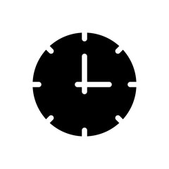 clock glyph icon