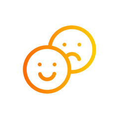 feedback gradient icon