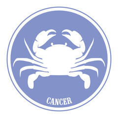 Cancer zodiac with transparant background