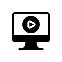 video player glyph icon