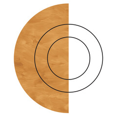 Circle Watercolor Geometric