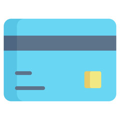 credit card flat icon