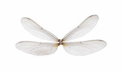 wings of dragonfly wings,isolated