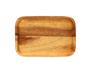 top view wood plate on transparent background png file