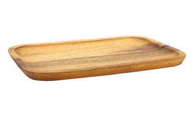 wood plate on transparent background png file