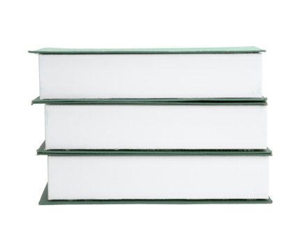 set up a stack of books on transparent background png file