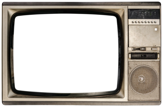 Old televition for decorative