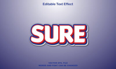 sure text effect, chill text effect