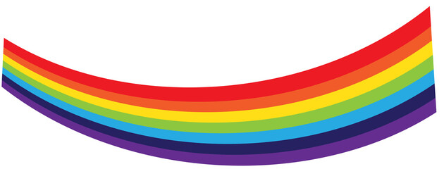 Rainbow color design element