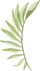 watercolor floral art set minimal style