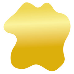 Gold Abstract Shape
