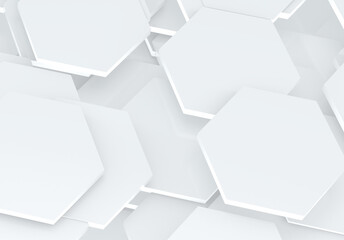 3d white abstract background