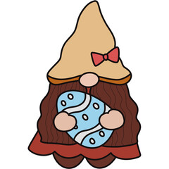 Gnomes with Easter egg