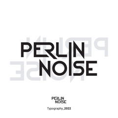 PERLIN NOISE letter initial typography monogram futuristic technology logo design vector