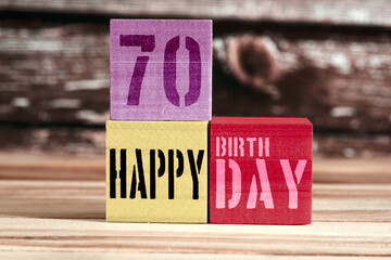 Glückwunsch zum 70 Geburtstag