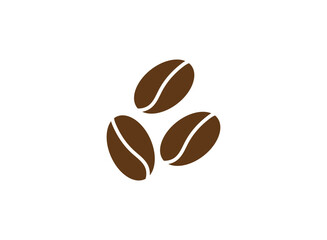 Coffee beans vector illustration. design icon.