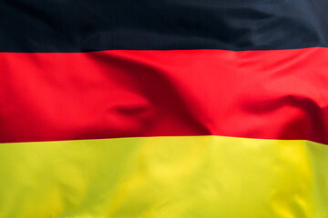 Obraz premium Close up of Germany flag background