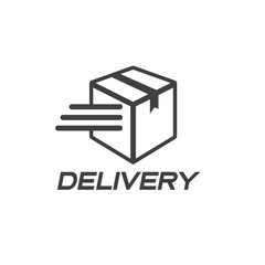 package delivery service icon, vector art.
