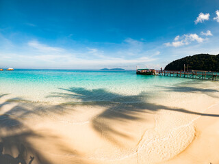 Beautiful view of island located in Terengganu Malaysia