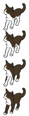Set of cats